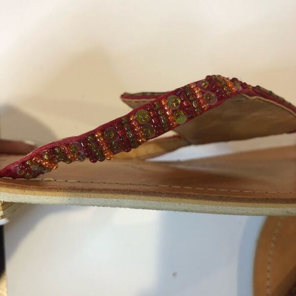 WBA Collection beaded and sequin sandals size 8 - Picture 10 of 10